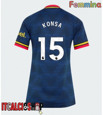 Arsenal Ezri Konsa #15 Seconda Maglia Femmina 2026-27 Manica Corta
